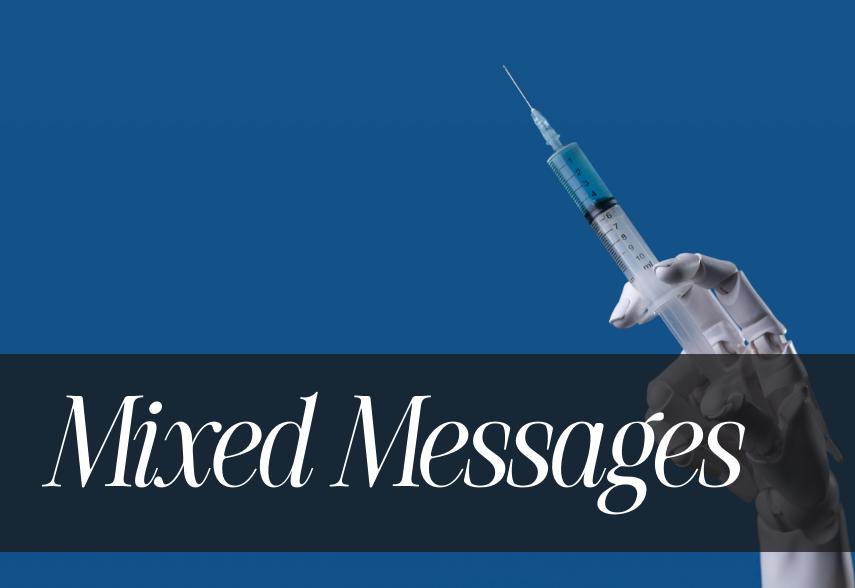 Future of Medicine: Robotic Arm with Syringe, AI Healthcare Concept